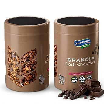 Dark Chocolate Chips Granola, Vegan, No Sugar Added, Kosher, Fiber, 11oz