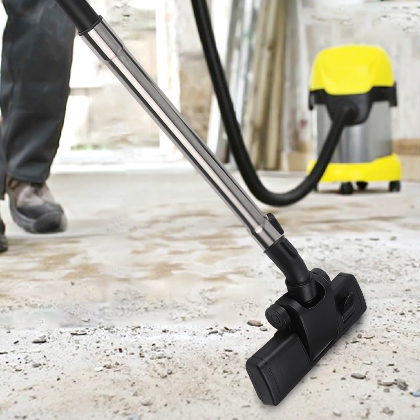 Juego de cabezal de succión y manguera para cepillo de suelo para Karcher WD Series, para WD3.200, WD3.300, WD3.500, WD5.400, WD7.700, para MV3, accesorios de vacío en seco y húmedo, kit de extracción