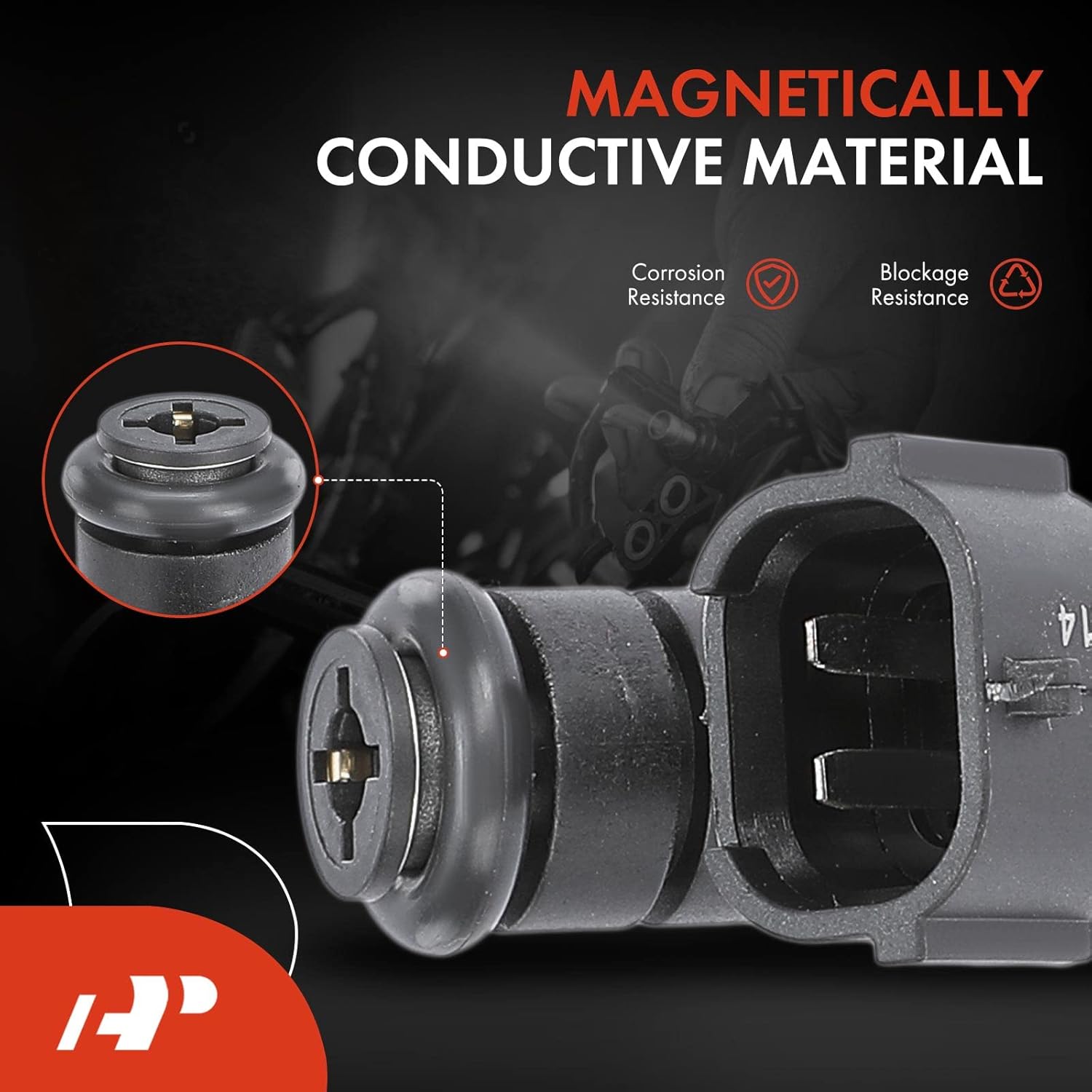 A-Premium Fuel Injectors Compatible with Nissan Versa 2009 2010 2011, L4 1.6L, Set of 4, Replace# 16600ED000