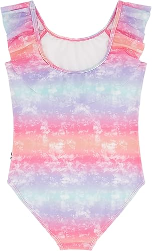 Vista 2 de Nautica Traje de baño de una pieza para niña con protección solar UPF 50+, traje de baño de secado rápido