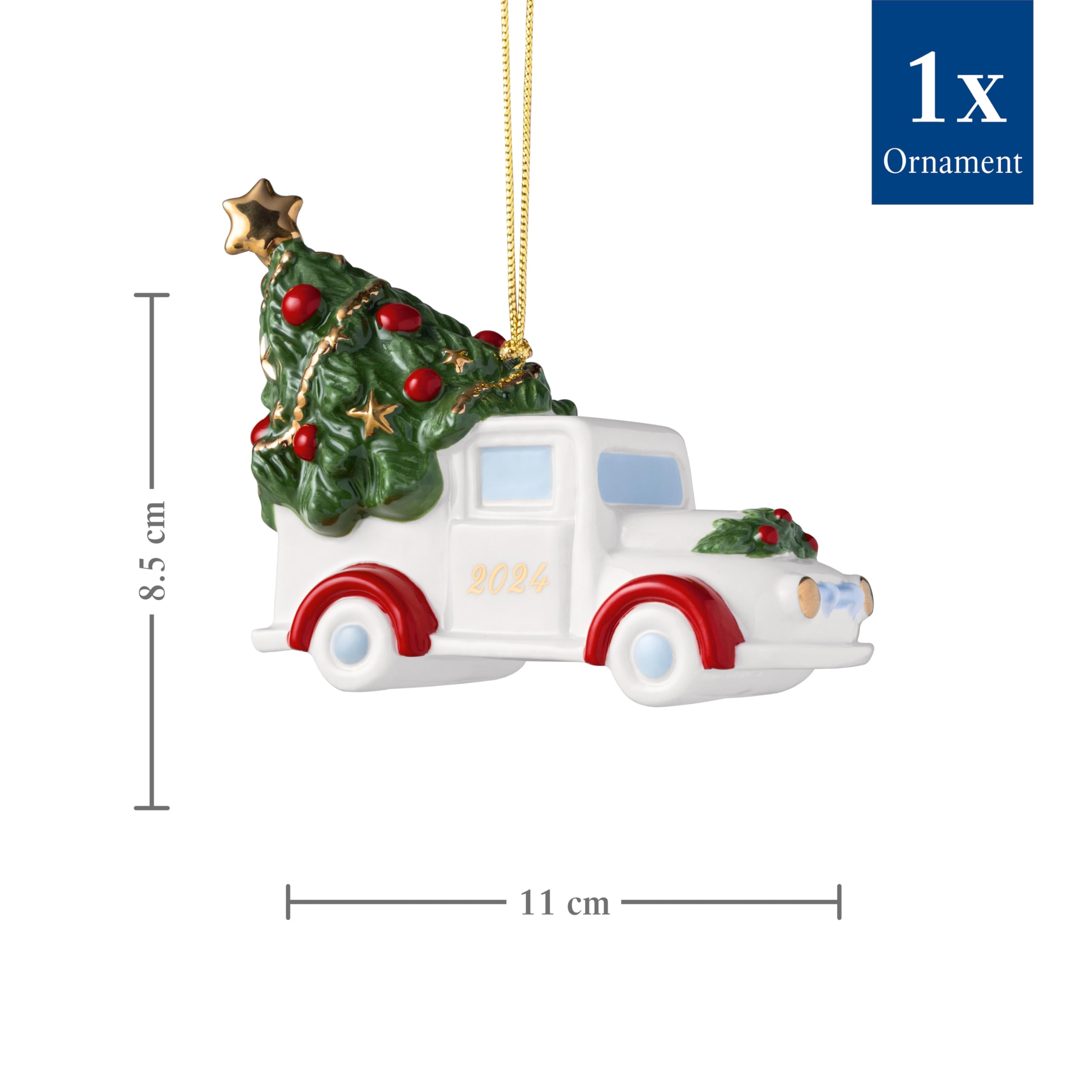 Villeroy & Boch Annual Ornaments décoration pour Le Sapin Gondole 7 cm