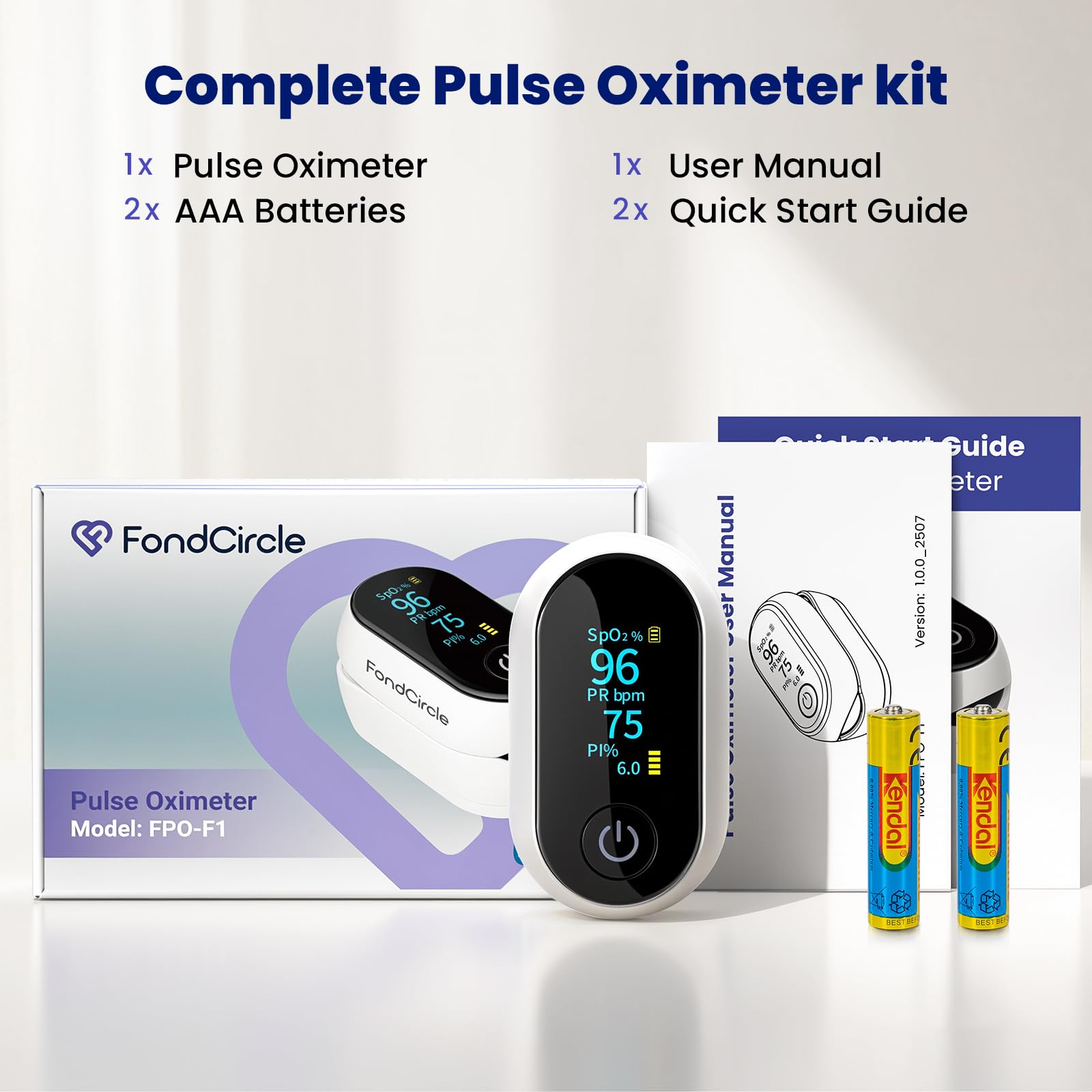 Bluetooth Pulse Oximeter - Monitor SpO2 & Heart Rate -7