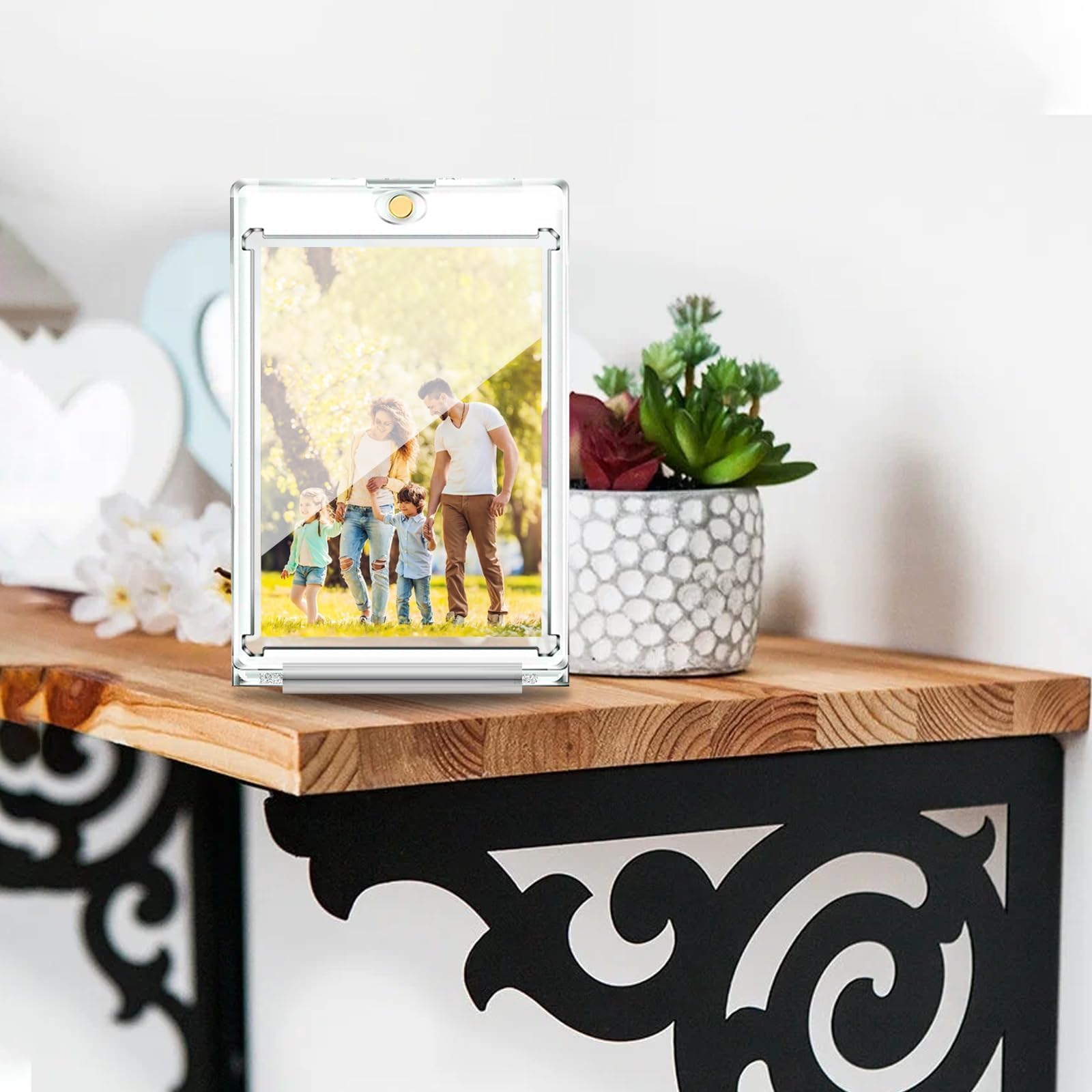 8 Magnetic Card Holder Mit 6 Ständern – UV-Schutz Toploader 35PT Für Pokemon, Yugioh, Magic Karten