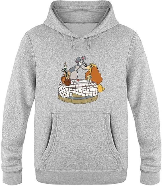 Amazon Co Jp わんわん物語 Disney ディズニー パーカー メンズ 長袖 レディース パーカー フード付き コットン 厚手 柔らかい 丸襟 秋 冬 トップス おしゃれ 人気 男女兼用 大きいサイズ ファッション