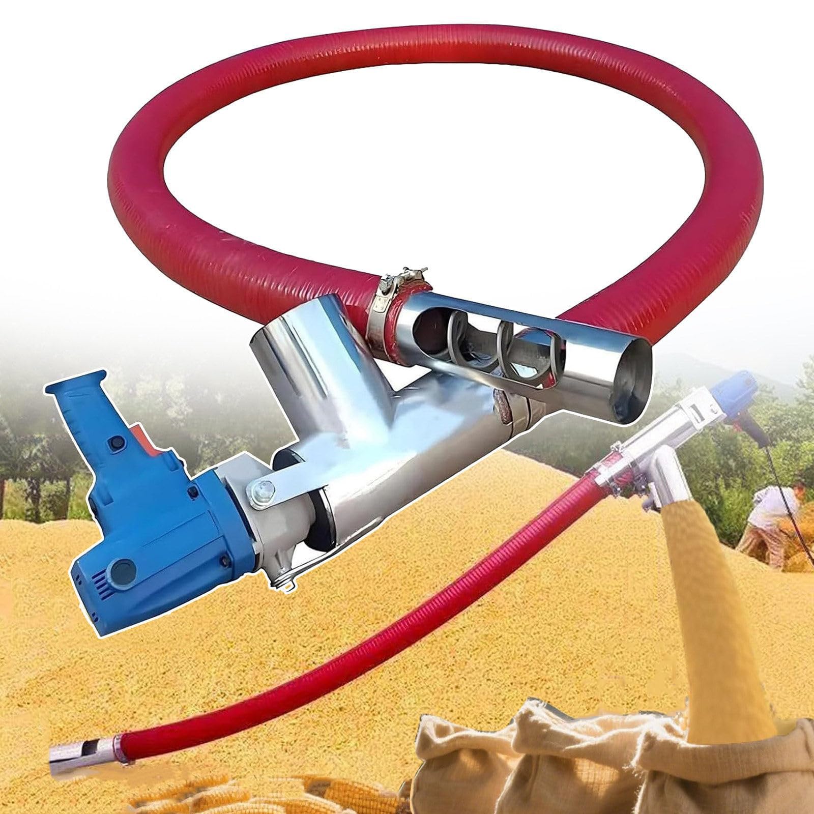 Bomba de succión de grano en espiral para taladro eléctrico portátil de 100-200 kg/min