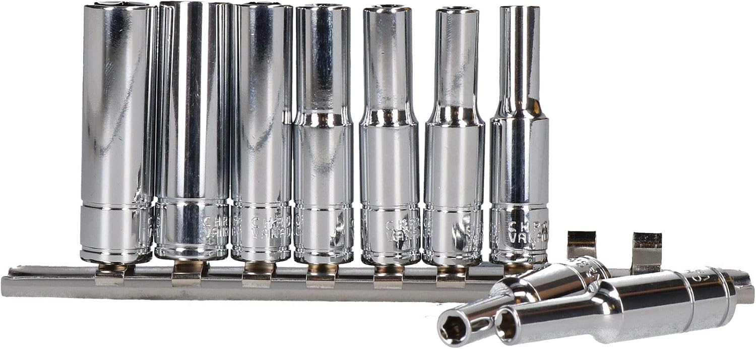 1/4" Drive Deep BA Socket Set Sockets 0BA - 8BA 9pc Classic Car Model Making