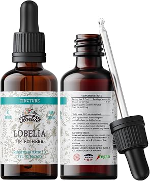 Lobelia Tincture, Organic Lobelia Extract, Lobelia Drops Lobelia Inflata Dried herb