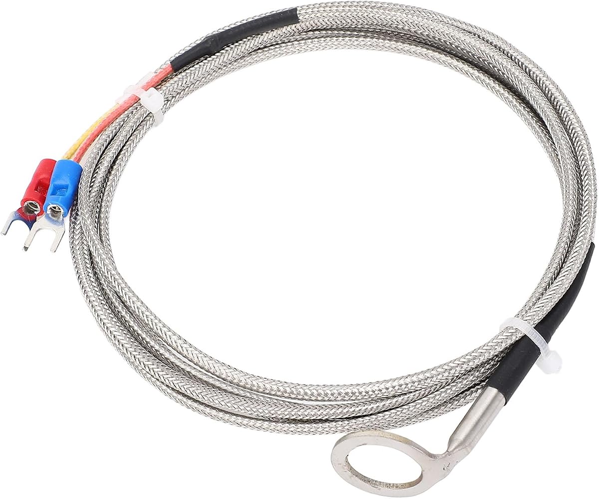 Sensor de alta temperatura tipo K de acero inoxidable para medición CHT automotriz con arandela de identificación de 14 mm (3M)