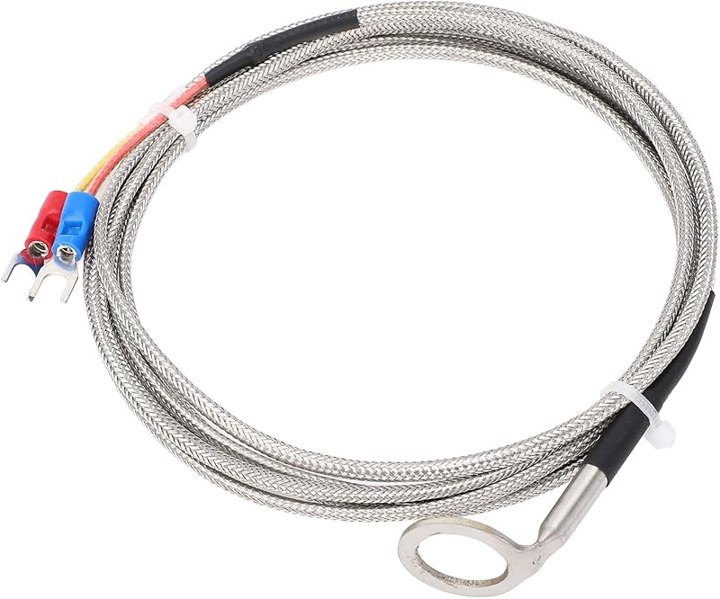Sensor de alta temperatura tipo K de acero inoxidable para medición CHT automotriz con arandela de identificación de 14 mm (3M)