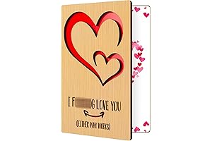 Rustic 'Raw' Valentines Card for Your Sweetheart (5th Anniversary)