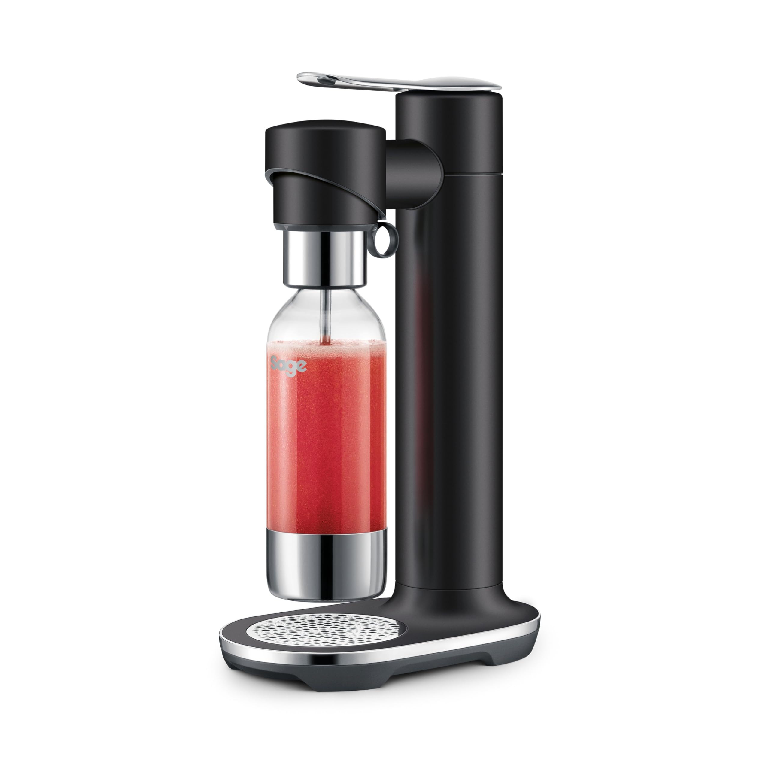 Sage - The InFizz Fusion Home Soda Maker - for Sparkling Water, Juice, Tea, Cocktails and All Fizzy Drinks, Black Truffle