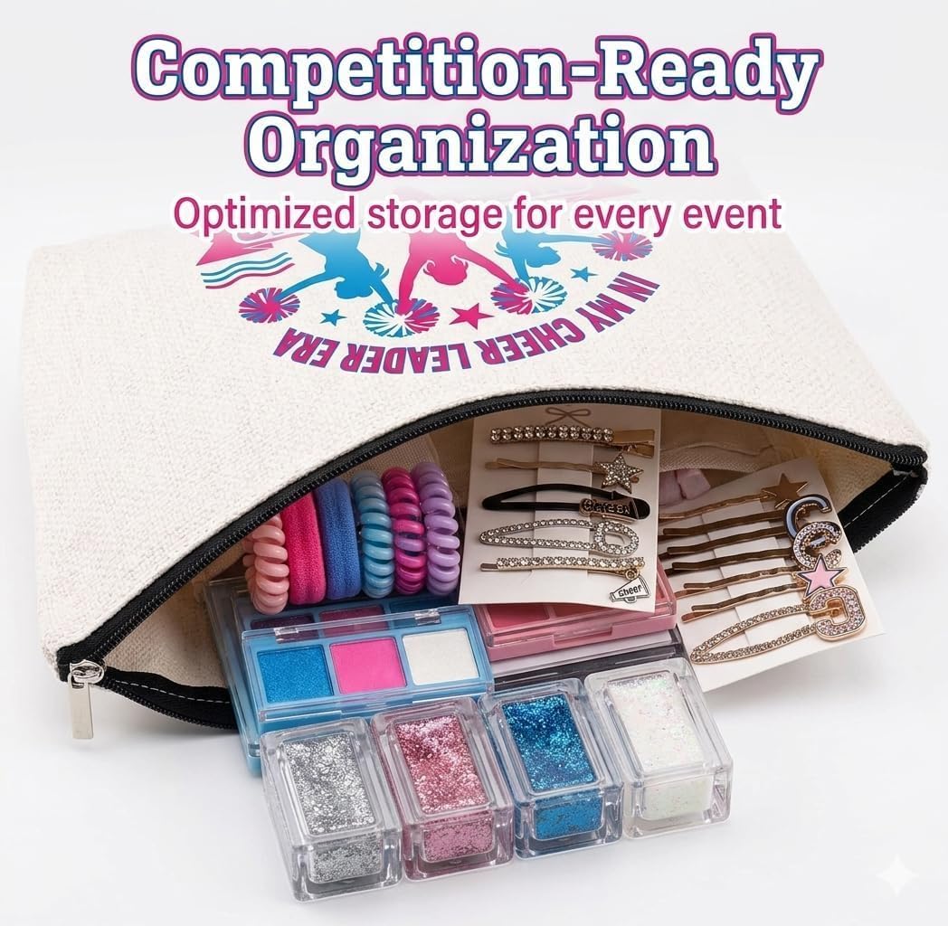 Cheerleader Lover Gifts for Women, 6pc Cheerleading Team Gift Set image 4
