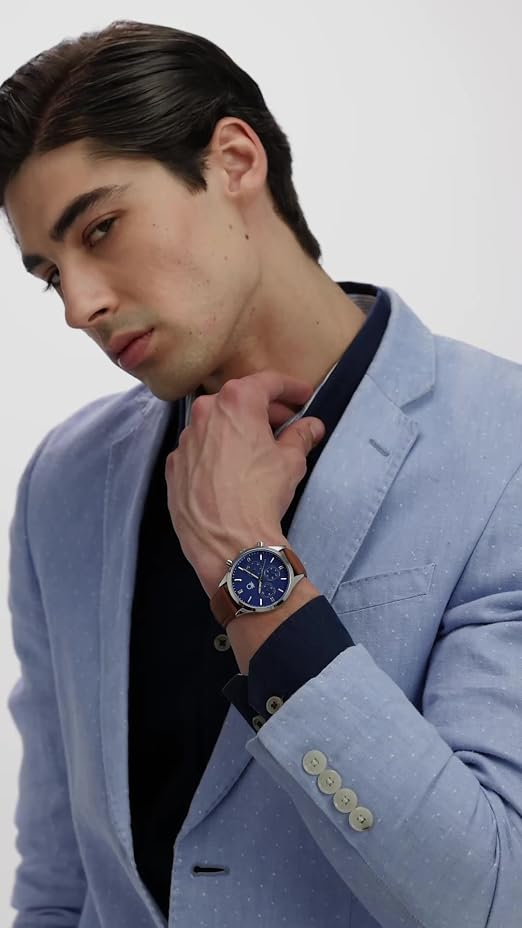 Buy United Colors of Benetton Men Blue Round Brass Dial Analogue