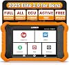 LAUNCH Creader Elite 3.0 OBD2 Diagnostic Tool for Benz/Maybach/Sprinter Same Function as LAUNCH X431 Diagnostic Device 50+ Reset Function Active Test ECU Coding