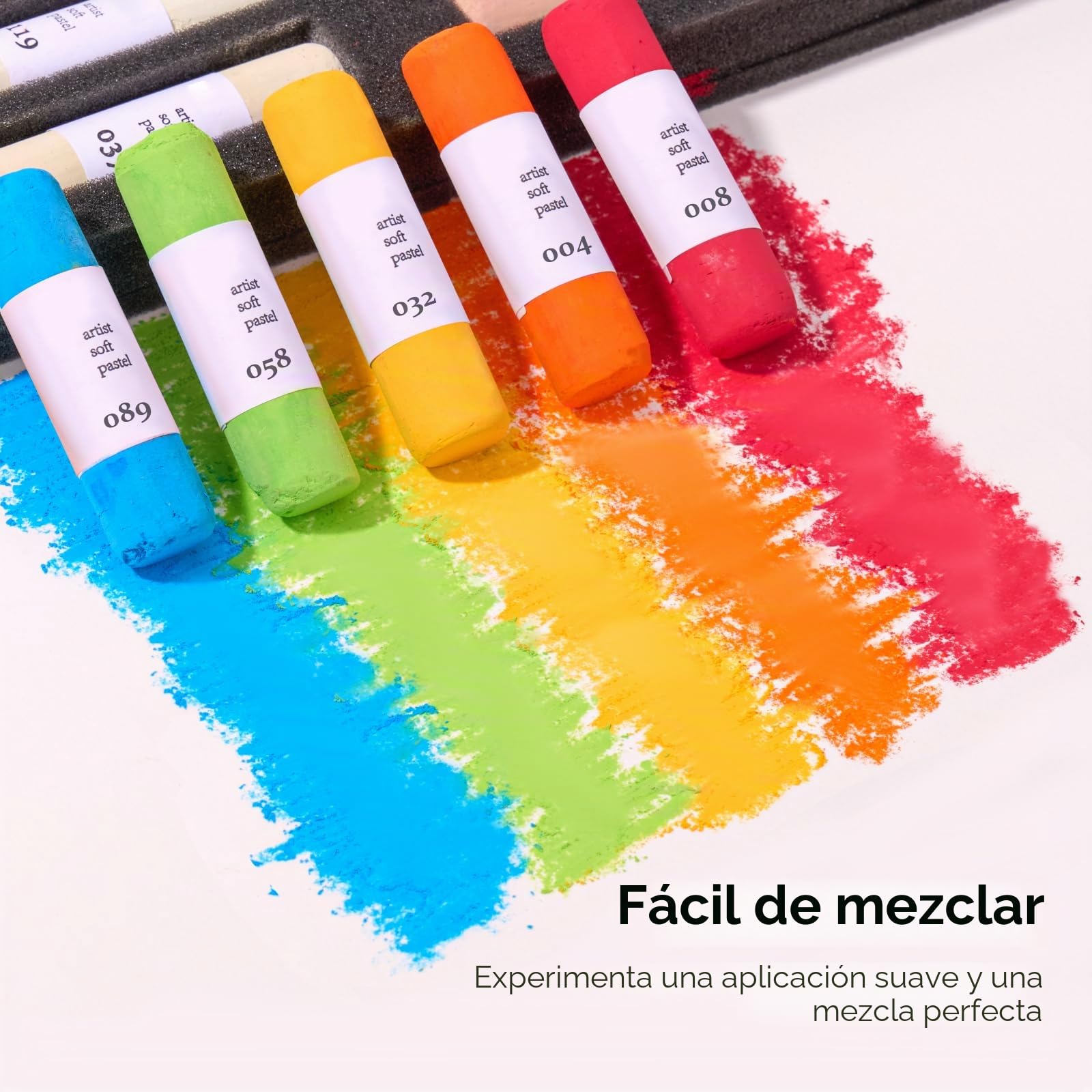 LIGHTWISH 120 Pasteles Blandos Hechos a Mano – Set Profesional Ultra Completo de 120 Colores para Artistas Exigentes – No Tóxico for Art Sketching & Shading