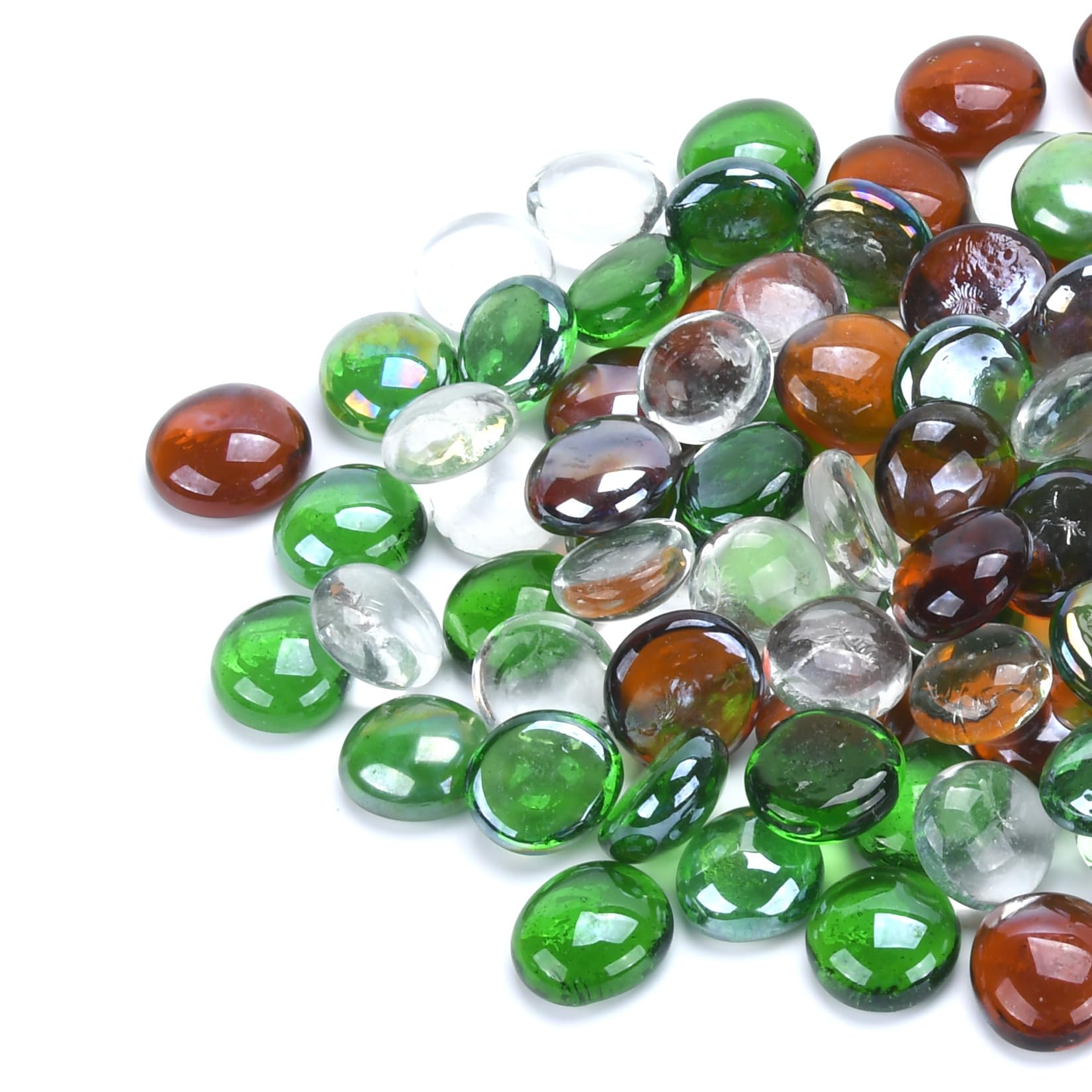 Snapklik.com : GasSaf Blended Fire Glass Beads For Outdoor Fire Pit