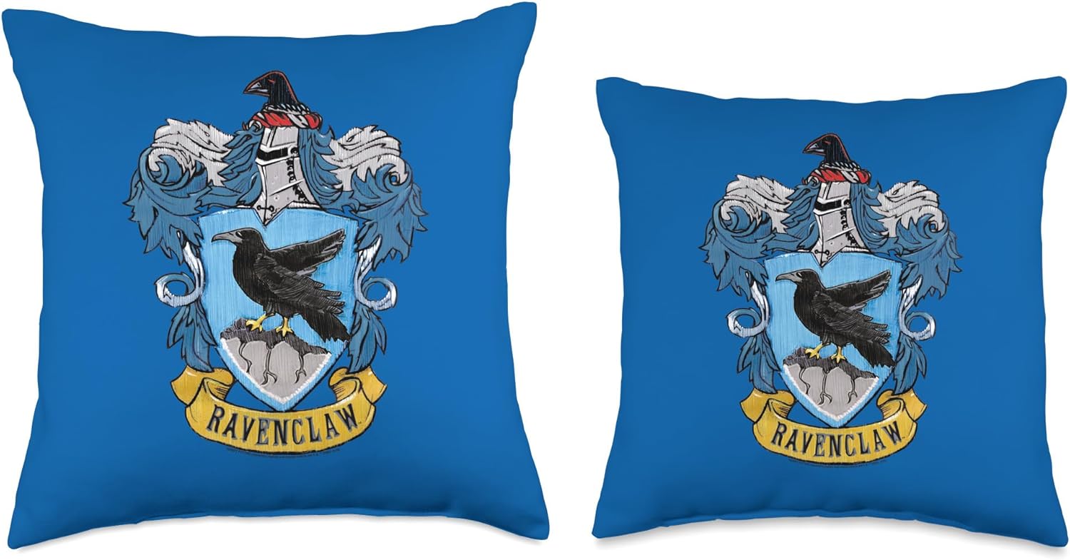 Harry Potter Ravenclaw Rough Crest Throw Pillow