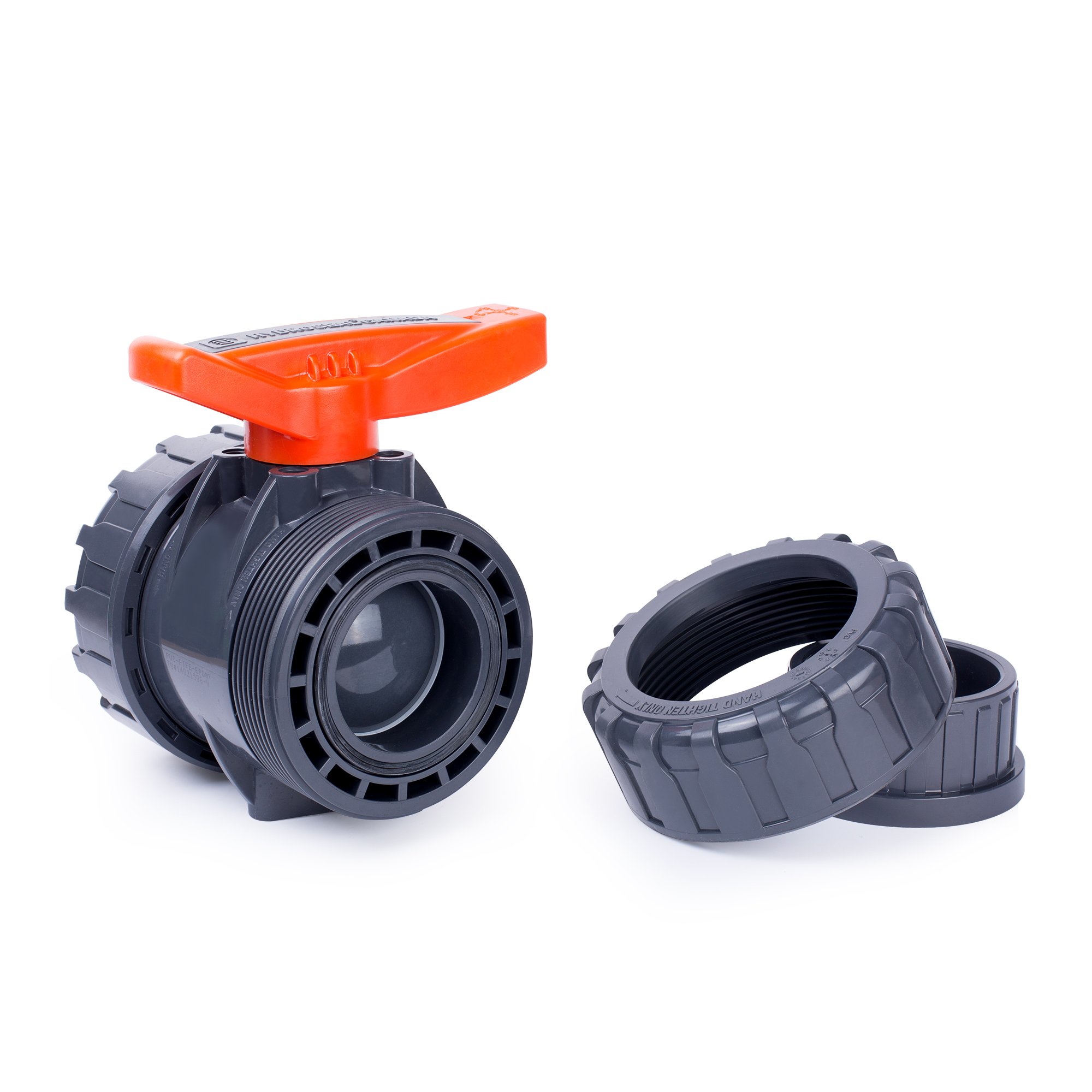 Buy HYDROSEAL Kaplan 3" PVC True Union Ball Valve with Full Port, ASTM