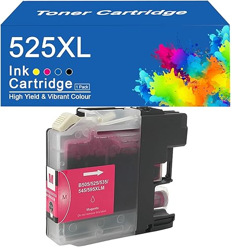 529XL 525XL - Cartuchos de tinta compatibles con Brother 529XL 525XL Cartuchos de tinta de alto rendimiento para impresoras Brother DCP-J100
