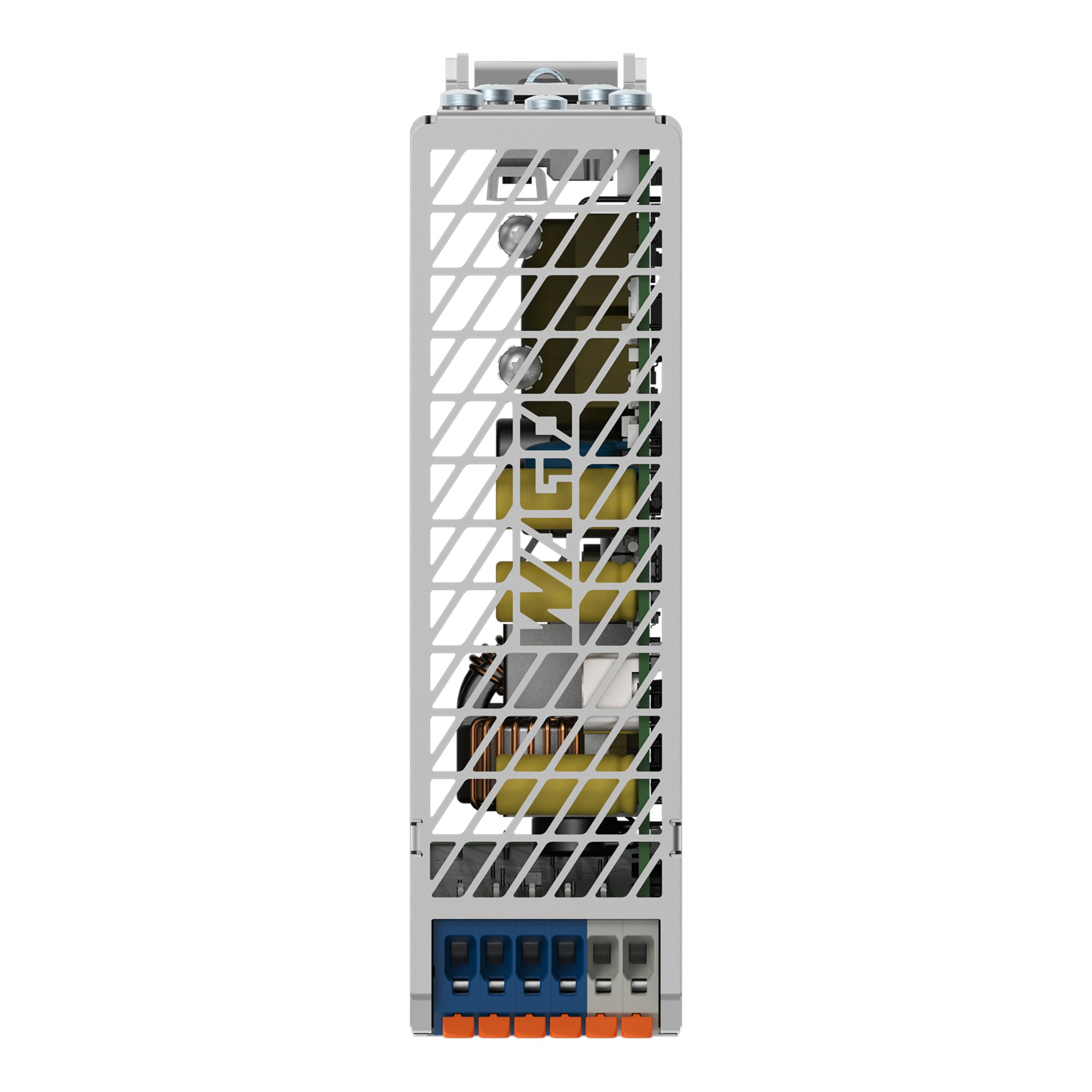 WAGO Fuente de alimentación compacta ECO 2687-2144 | monofásica, fuente de alimentación de riel DIN (riel DIN), DC 24 V, 5 A, contacto DC-OK
