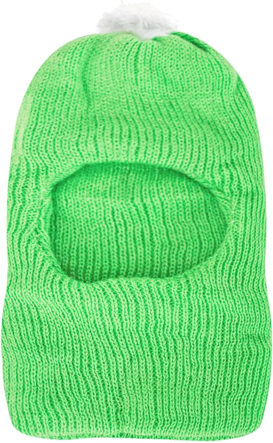 Neska Moda2 to 3 Years Pack of 1 Solid Kids Monkey Cap/Woolen Cap/Winter Cap (Green)-KC401