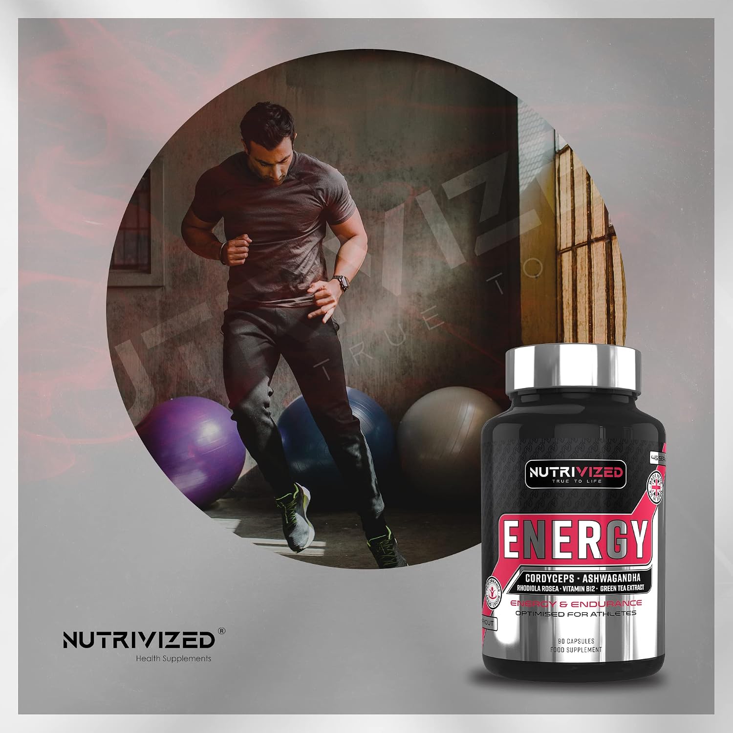 Nutrivized Fuel for Maximum Energy, Ashwagandha & Cordyceps Mushroom, Endurance, Focus and Clarity + Green Tea Extract - Image 4