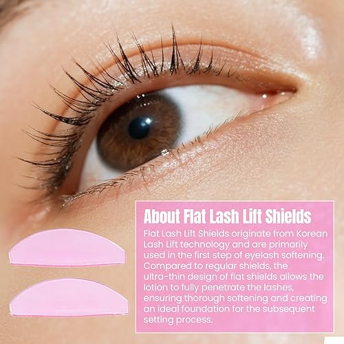 Miniatura 3 de Libeauty Protectores planos para levantamiento de pestañas, almohadillas coreanas para levantamiento de pestañas, 0.039 pulgadas ultrafinas para