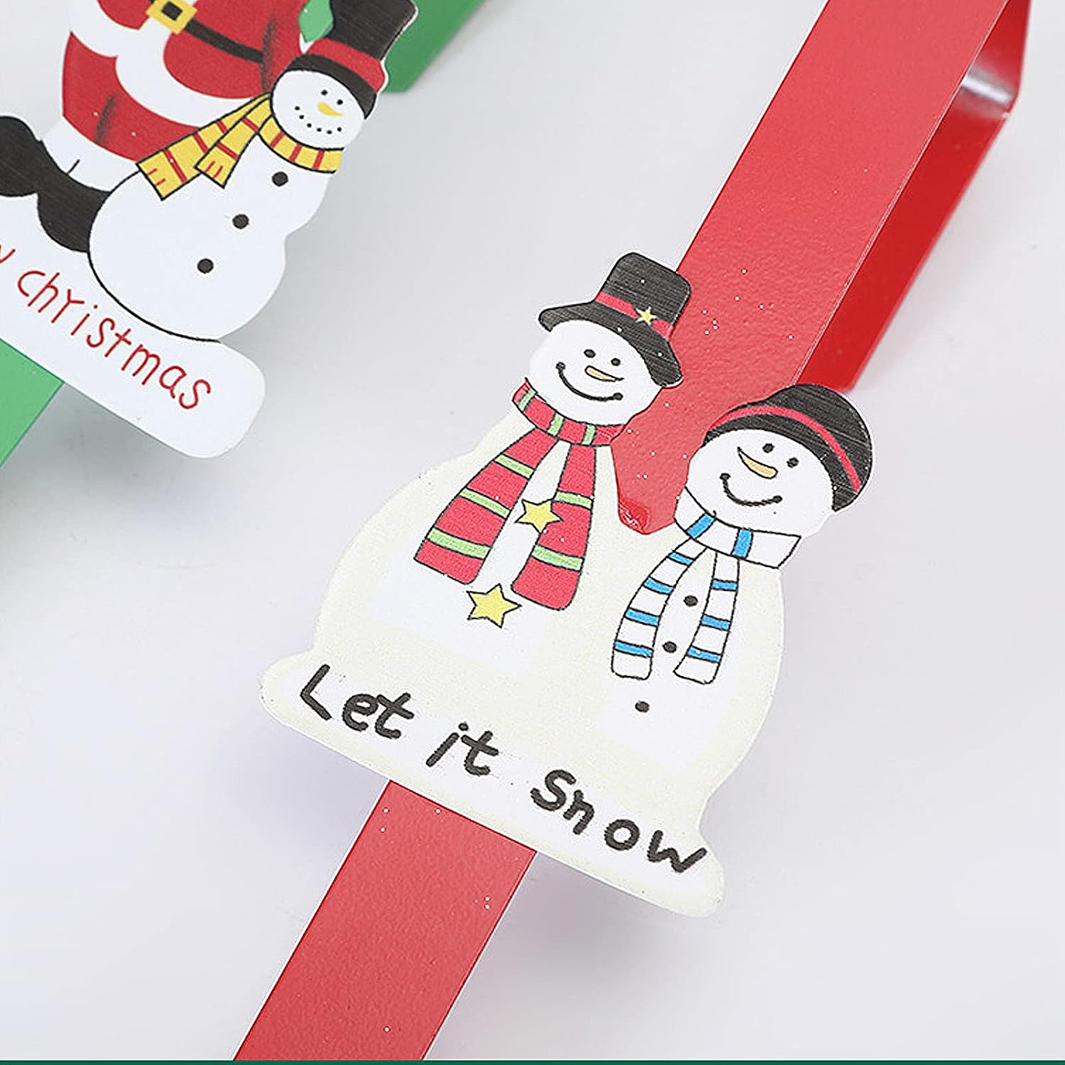 RYTM 3pcs Christmas Metal Wreath Hanger,Durable Christmas Wreath Hooks Front Door Hangers for Xmas Party Decor Door Wall Home Office (A1 29cm)
