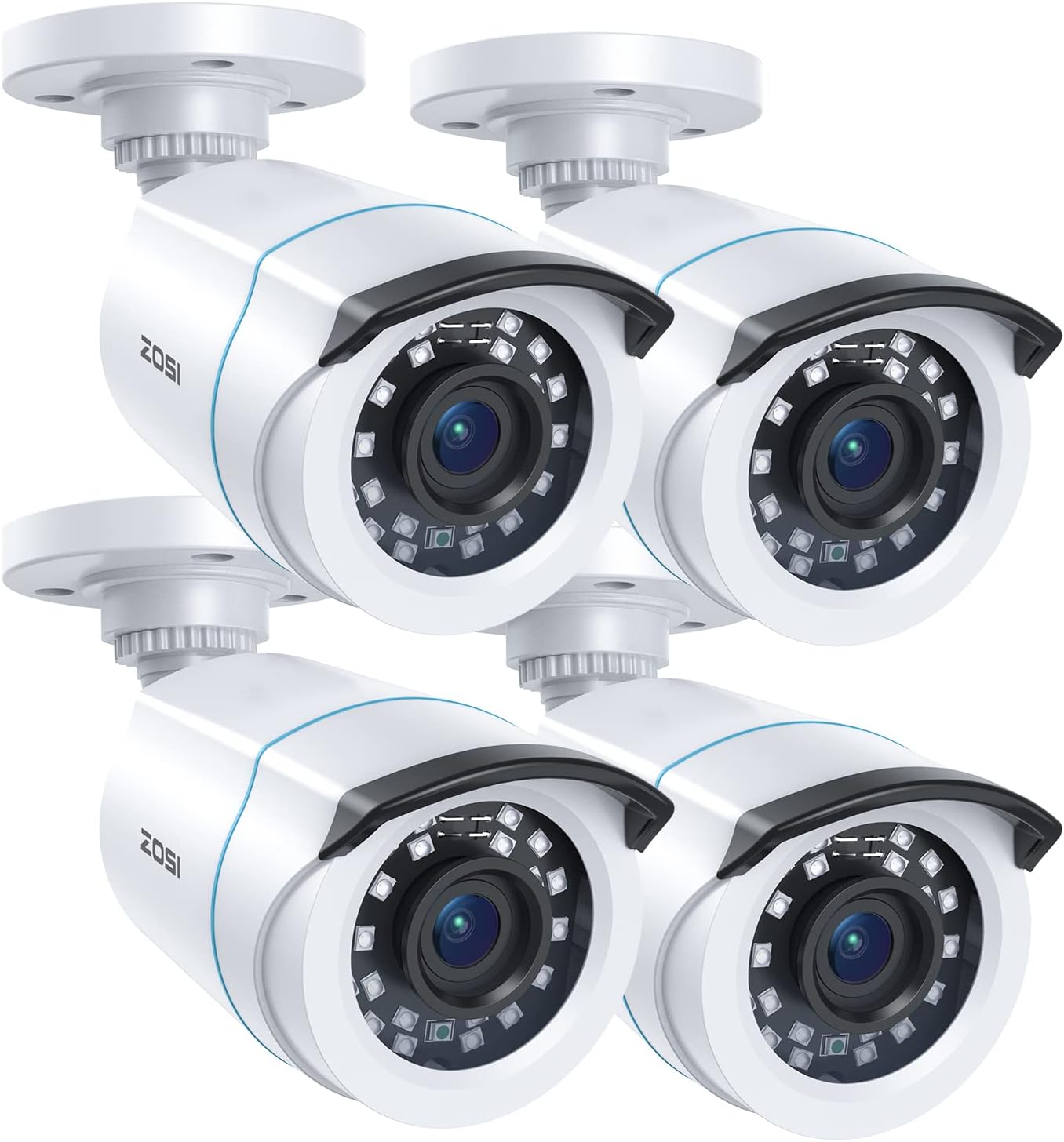 ZOSI FHD 1080P Überwachungskamera Set 8CH H.265+ DVR 2MP