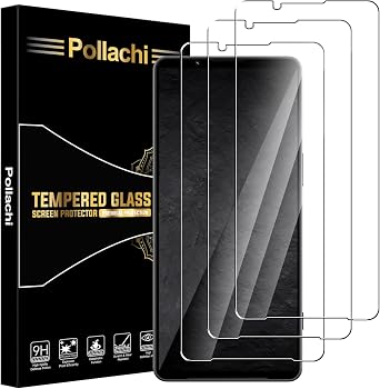 [Pack of 3 Screen Protectors for Sony Xperia 1 VIII 2026 Tempered Glass Film 9H Hardness Anti-Scratch Anti Fingerprint Screen Protectors Tempered Glass for Sony Xperia 1 VIII 2026