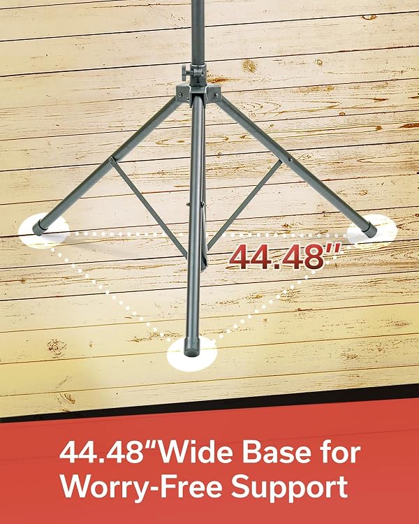 Hamilton KB715S Adjustable Speaker Stand, 44"–80" Height, Heavy-Duty Tripod for Stage and Studio, Black by Hamilton - Image 3