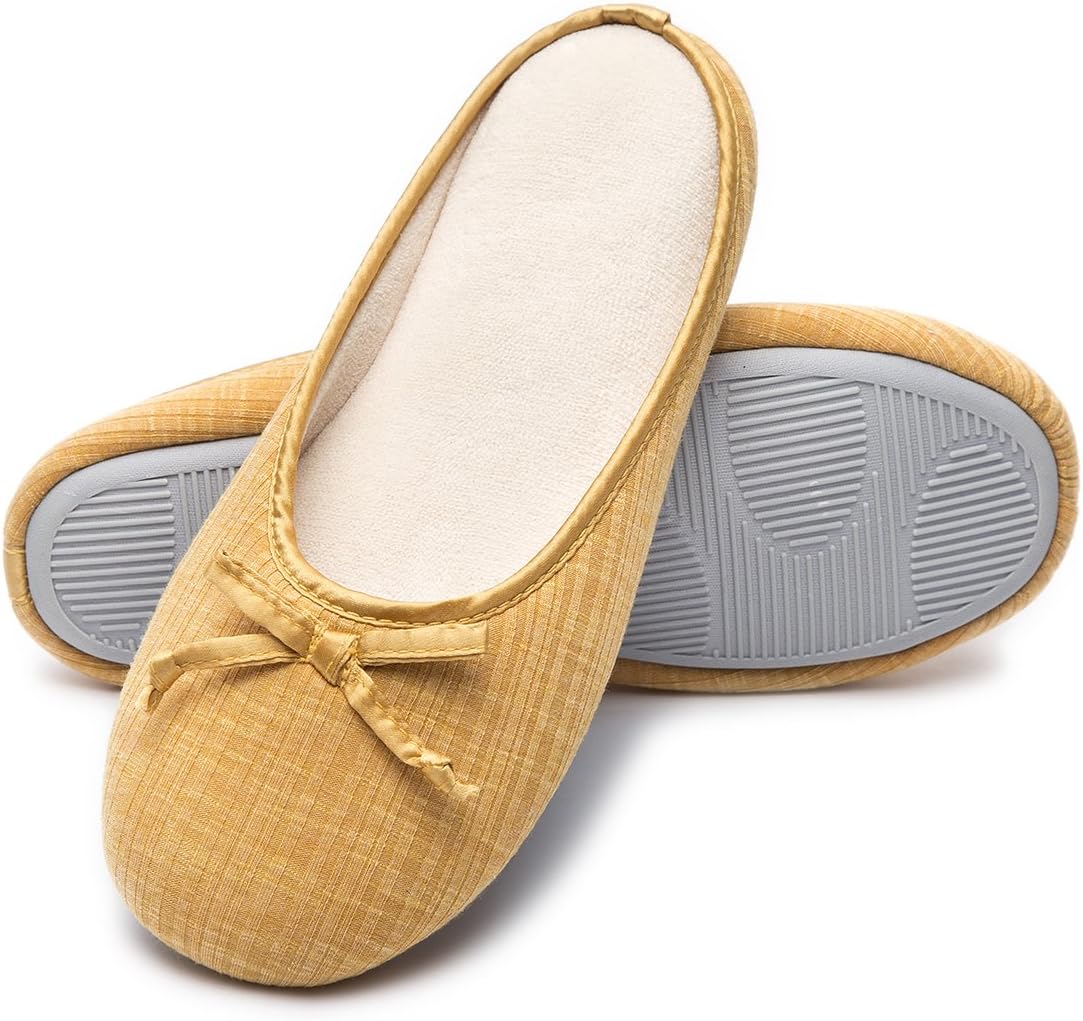 Amazon.com | Cozy Niche Women's Memory Foam House Slippers - Slip-on ...