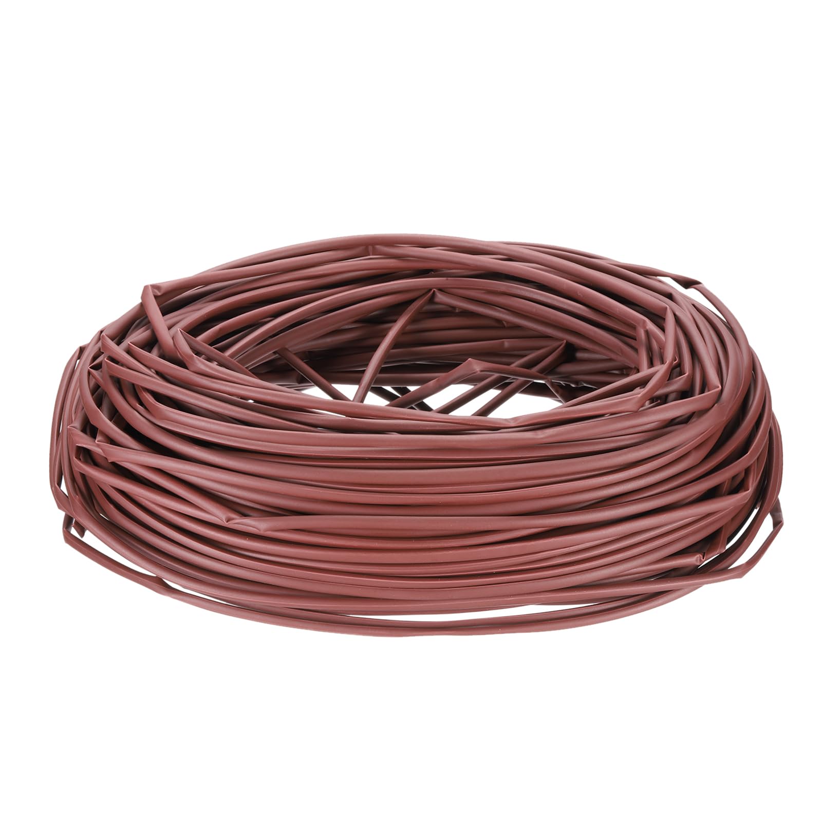 Guaina termorestringente, diametro interno 1/24", lunghezza 75,9 m, rapporto 2:1, poliolefina, guaina termorestringente per isolamento dei cavi elettrici, gestione dei cavi, nero