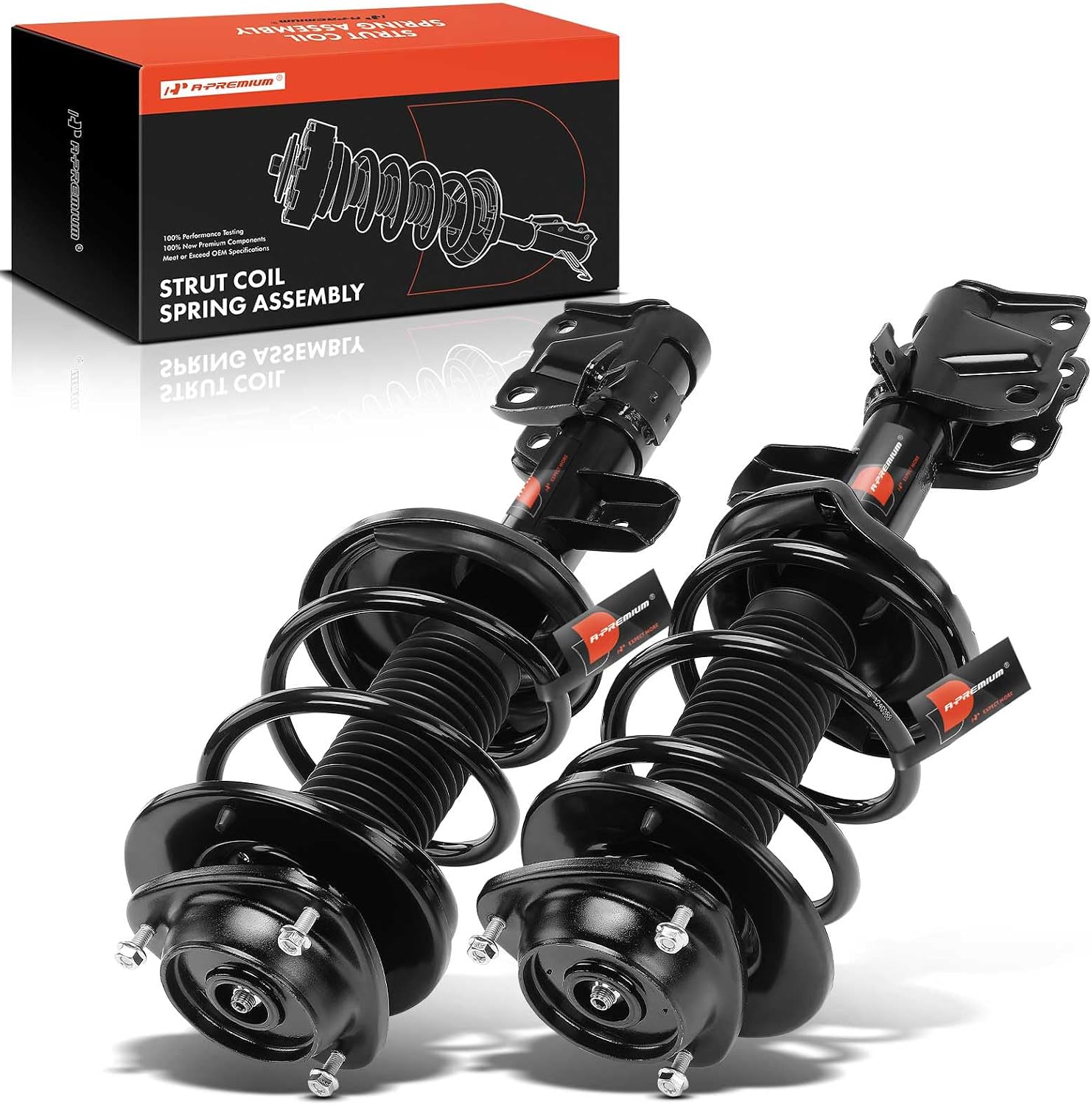 A-Premium Front Struts Compatible with Subaru Legacy 2015 2016 2017-2x Replacement Suspension Complete Strut Assembly Shock with Coil Spring