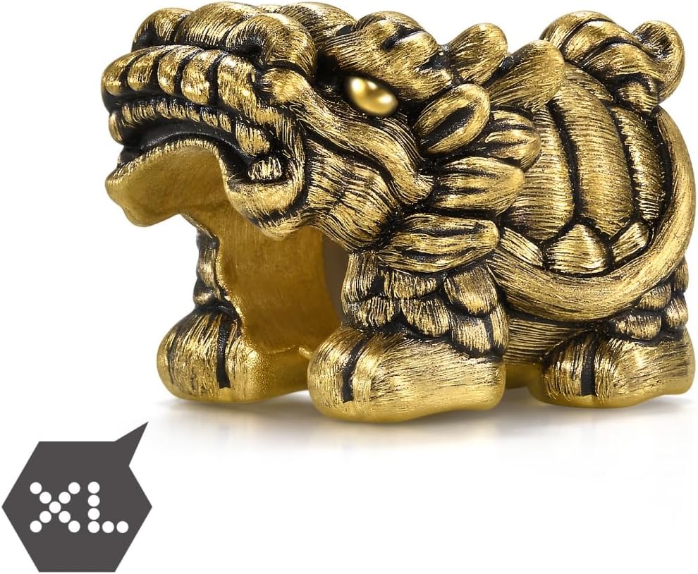 CHOW SANG SANG 999 24K Gold Charme XL Charm Gold Dragon Tortoise Charm Bracelet for Women, Men and Unisex 94385C