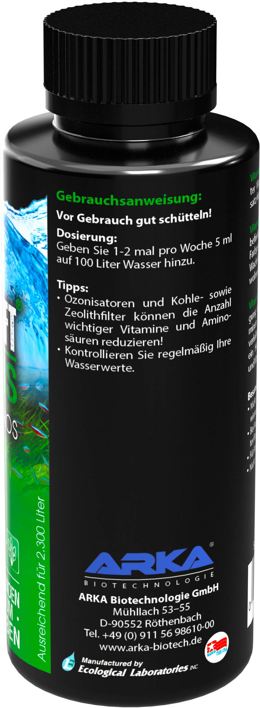 Multivitaminico Per Pesci MICROBE-LIFT Vitaminos - 118 Ml, Per Acqua Dolce, Vitalità E Colore - Foto 6