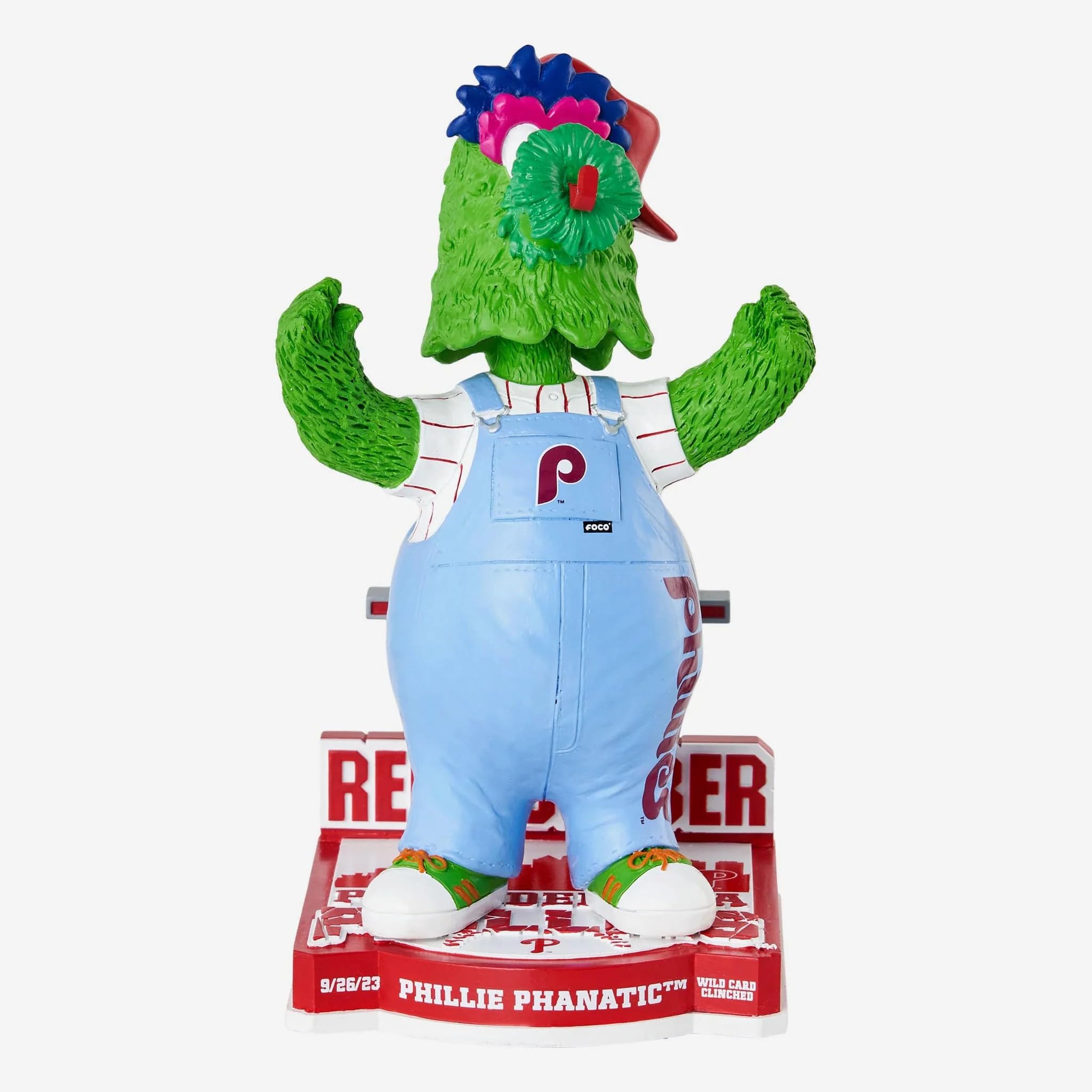 Phillie Phanatic Philadelphia Powder Blue Bib Overalls Red October