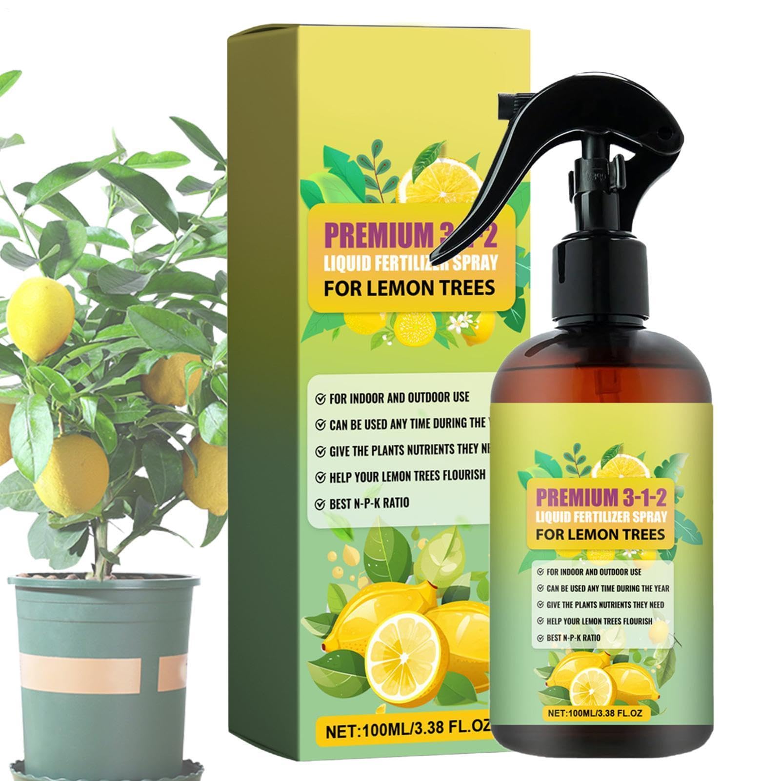 Liquid Citrus Fertiliser - 100ml Citrus Tree Feed Concentrate, Citruse Focus Liquid Concentrated Fertiliser For Oranges, Lemons, Mandarins, Limes, Liquids Plant Nutrient For Citruse Trees