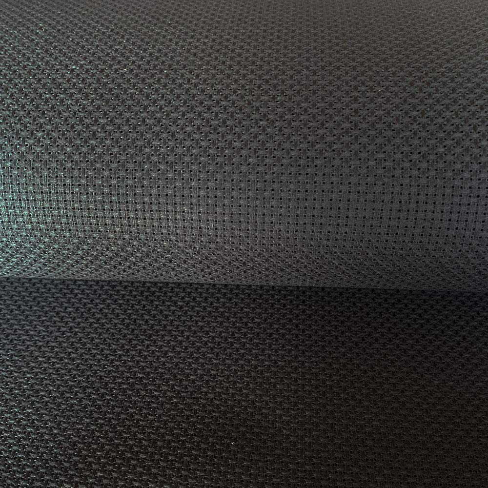 14 Count Aida Cloth Embroidery Counted Cross Stitch Fabric, Black, 29