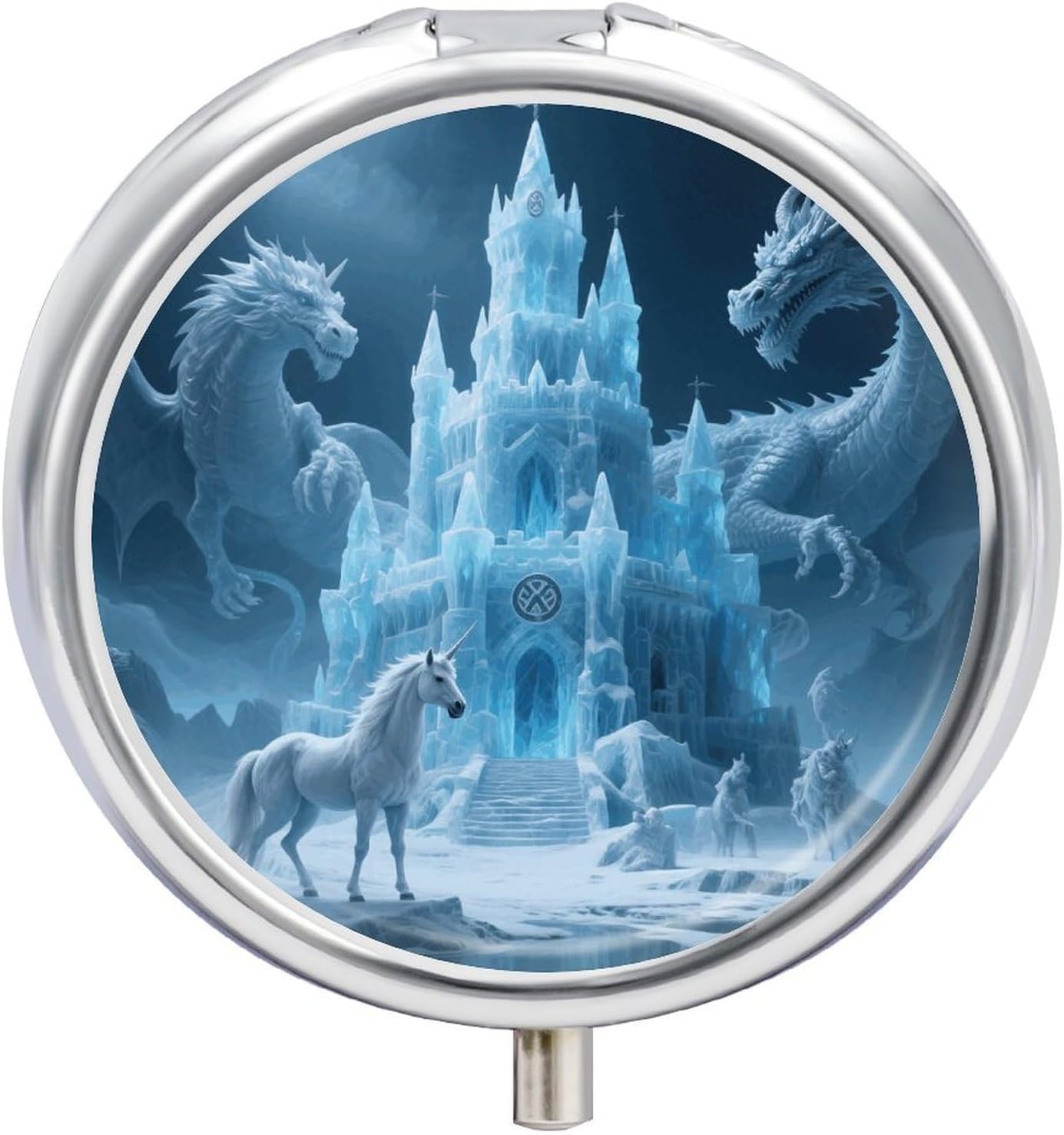 Cold Castle Pill Case 3 Compartment Travel Pill Box
