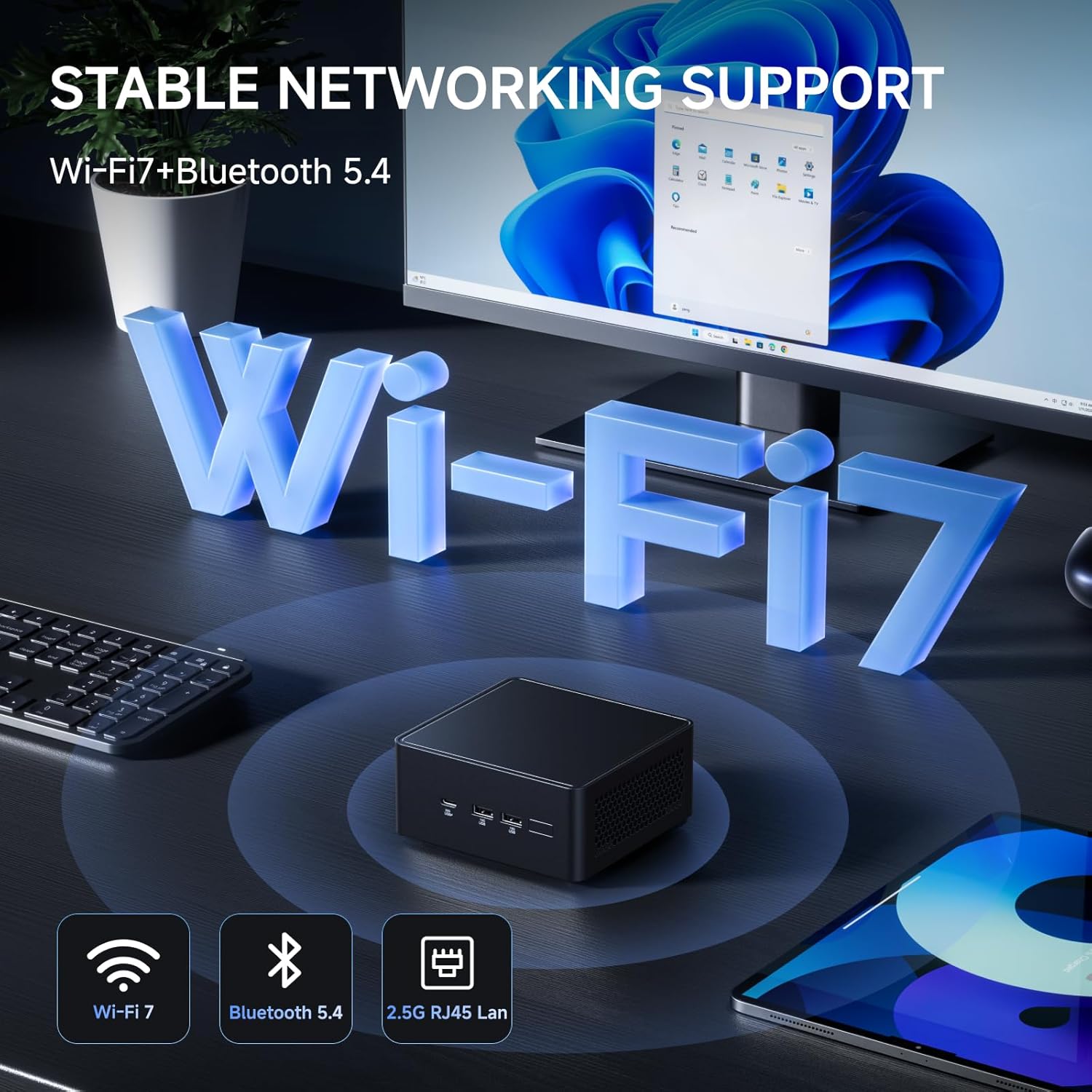 ASUS NUC 15 Pro AI Mini PC, for Intel NUC 15 Pro Ultra5 225H(14C/14T,Up to 4.9GHz) Mini Computer, 32GB DDR5 RAM,1TB NVMe SSD, Intel Arc GPU Graphics/8K Quad Display/WiFi7/BT5.4/2.5G LAN/Win11 Pro