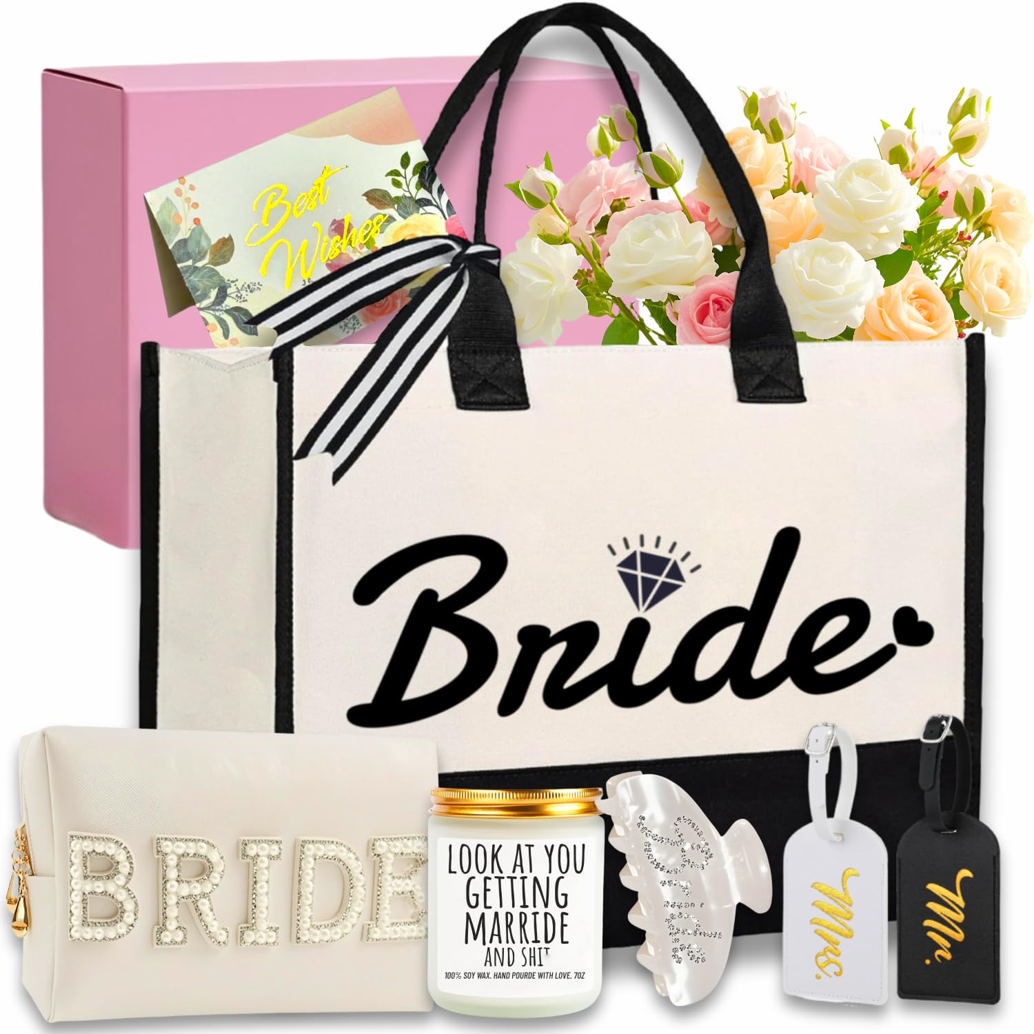 Bridal Shower Gifts for Bride To Be Gift Unique Bridal Shower Bachelorette Gifts for Bride,Future Mrs, Engagement, Wedding Bachelorette Party Gift
