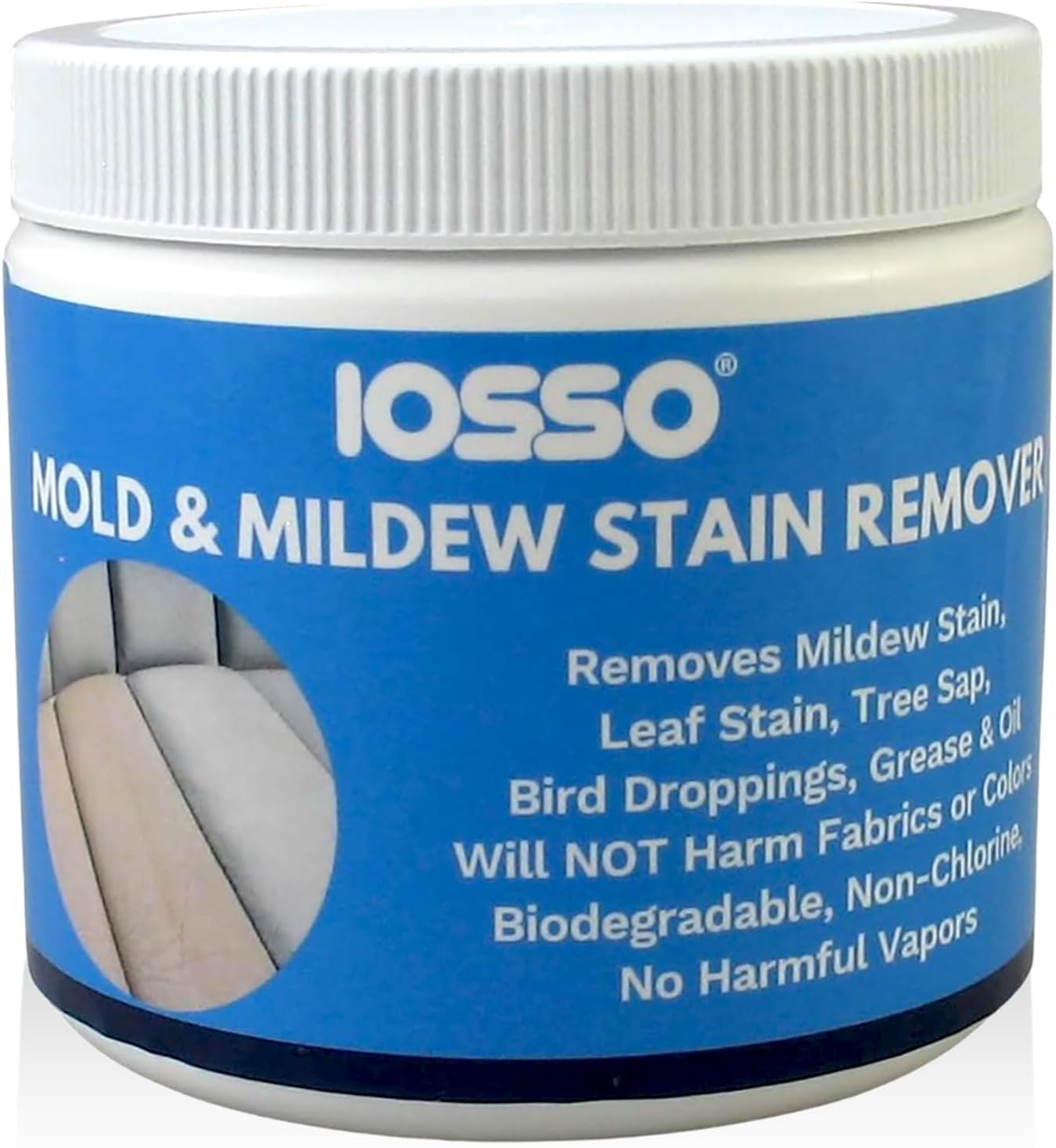IOSSO MOULD & MILDEW STAIN REMOVER CONCENTRATED POWDER MOLD CANOPY CANVAS CLEANER TENT AWNING