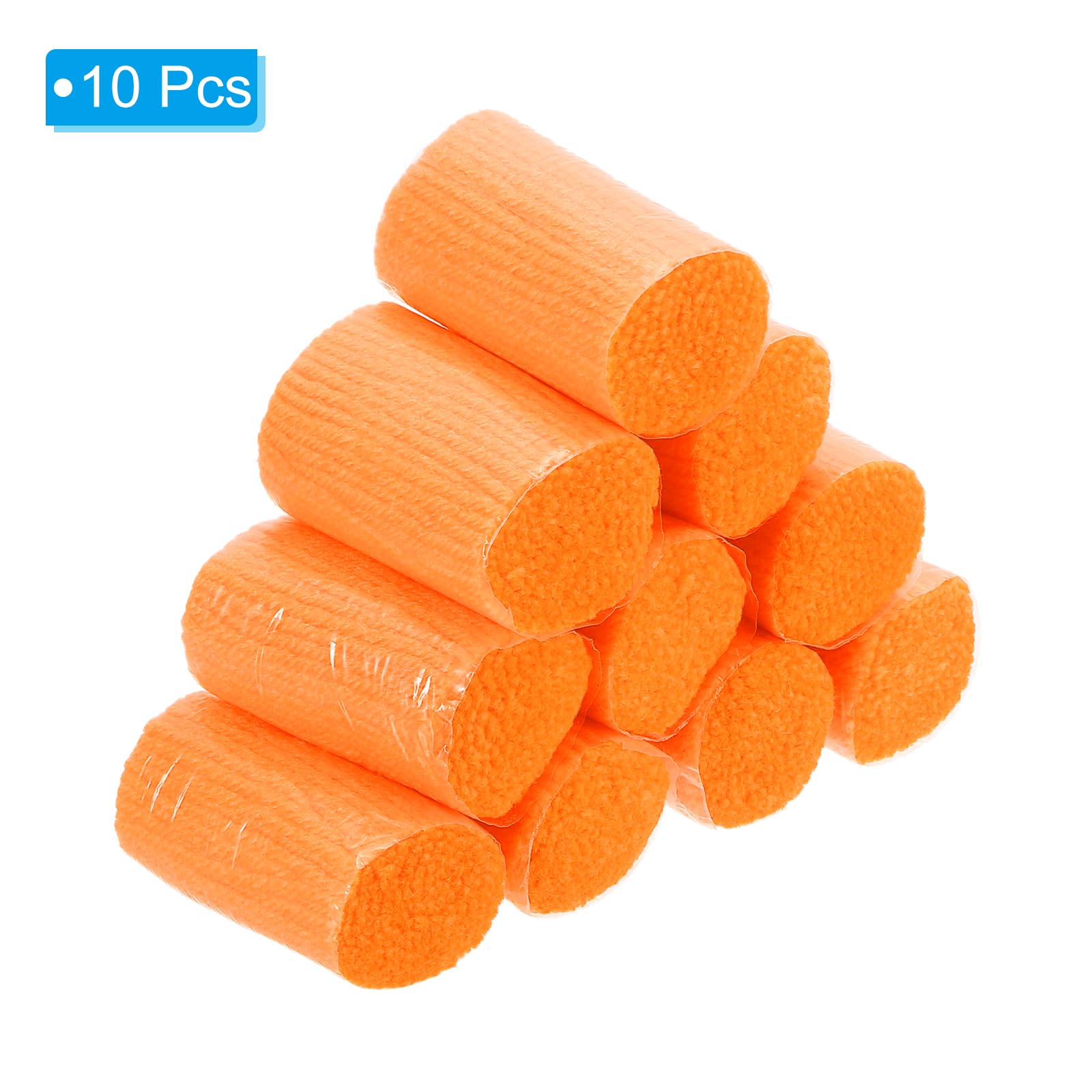 PATIKIL 10 Rolls Latch Hook Yarn Kit - Precut Rugs Yarn for Crochet Bundles Tapestry DIY Craft - Adults Beginners Rug Making - Orange - Image 3