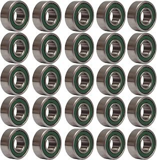 20pcs MR115-2RS 5x11x4mm Precision Ball Bearings Rubber Seals ABEC-3 Chrome Steel - RC Replacements for Traxxas Tamiya Losi