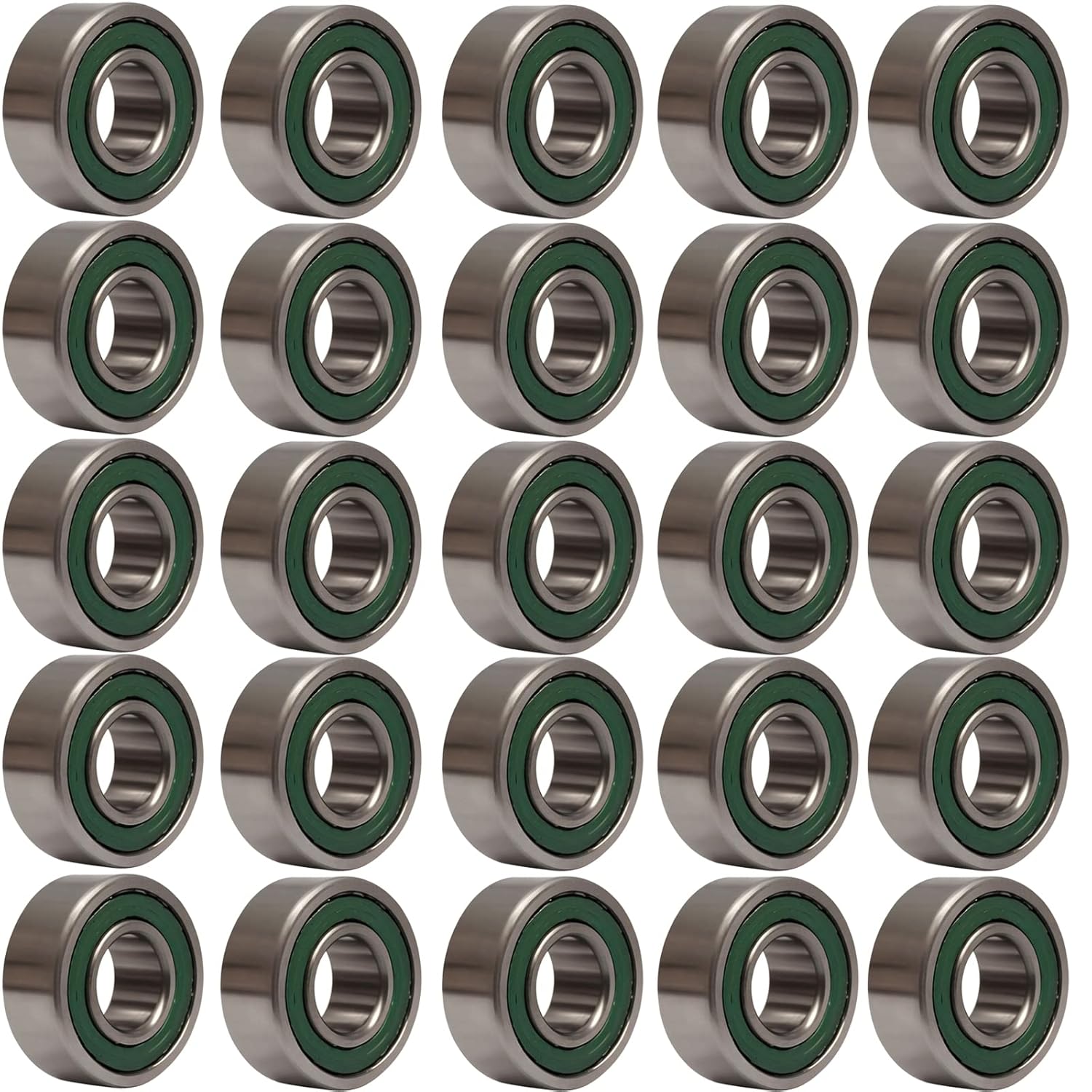 20pcs MR115-2RS 5x11x4mm Precision Ball Bearings Rubber Seals ABEC-3 Chrome Steel - RC Replacements for Traxxas Tamiya Losi