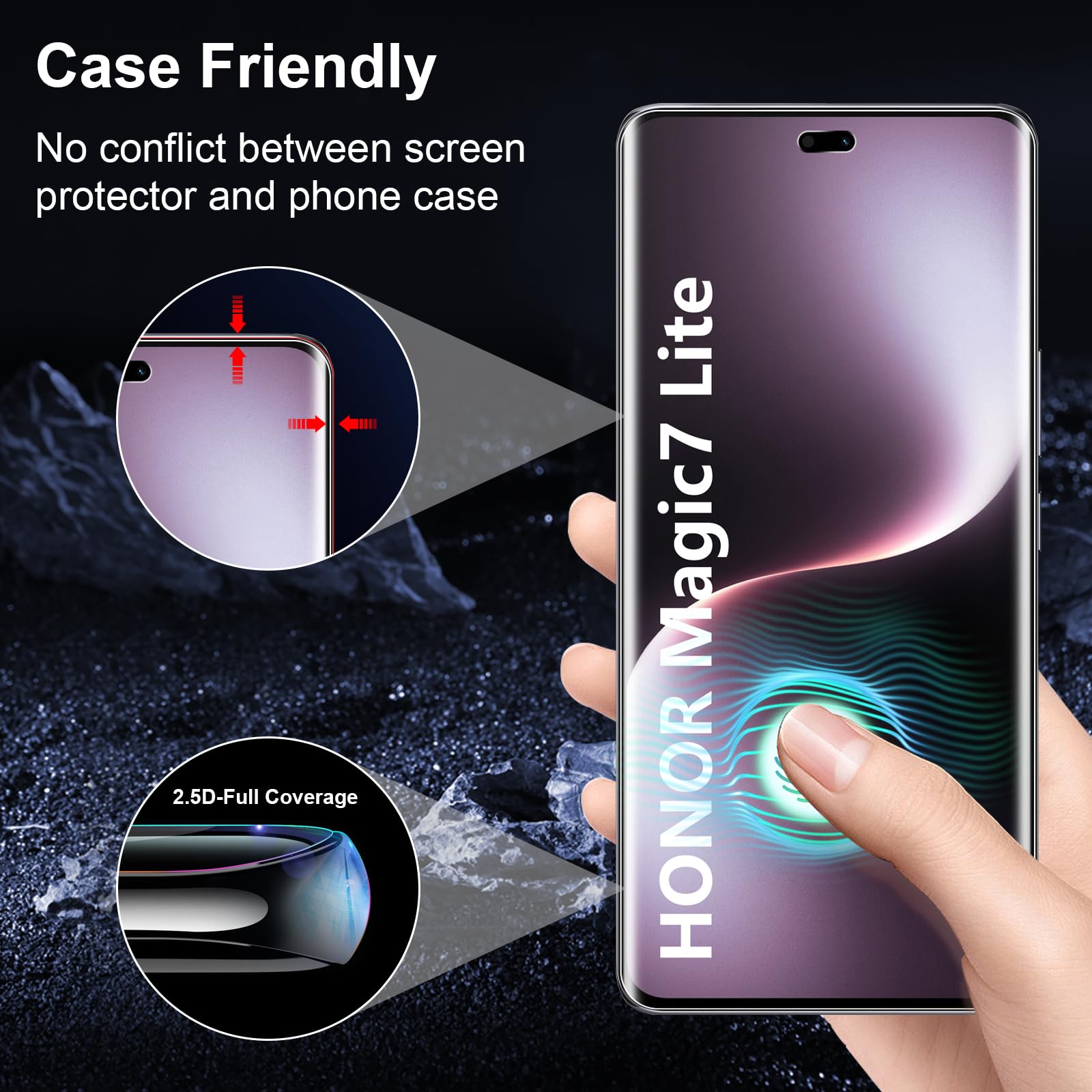 2x protettore dello schermo antiriflesso per Huawei Honor 6