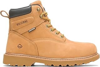 Wolverine Men’s Floorhand Waterproof 6” Steel-Toe Work Boot