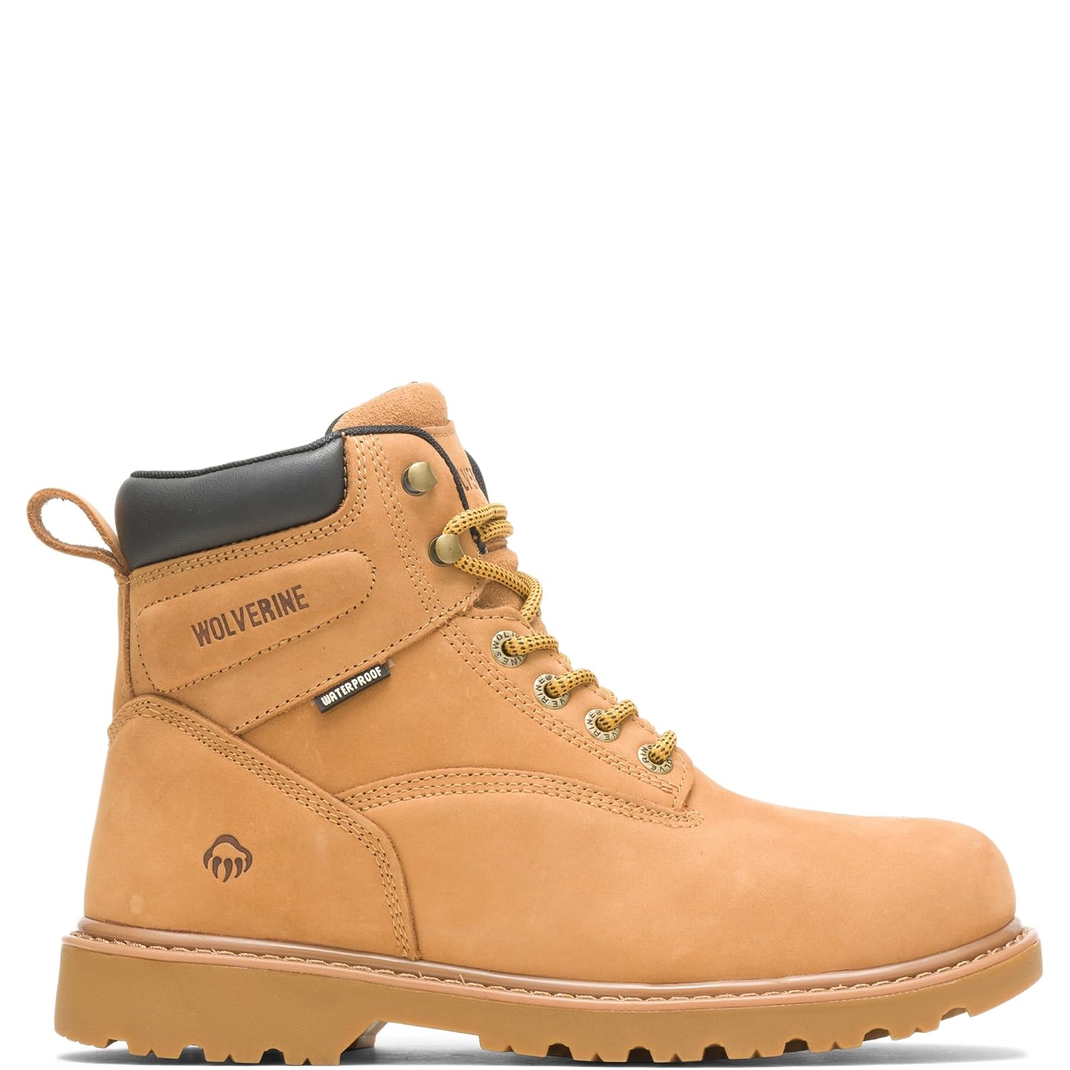 Wolverine Men's Floorhand Waterproof 6" Steel Toe Work Boot, Wheat, 11.5 X-Wide