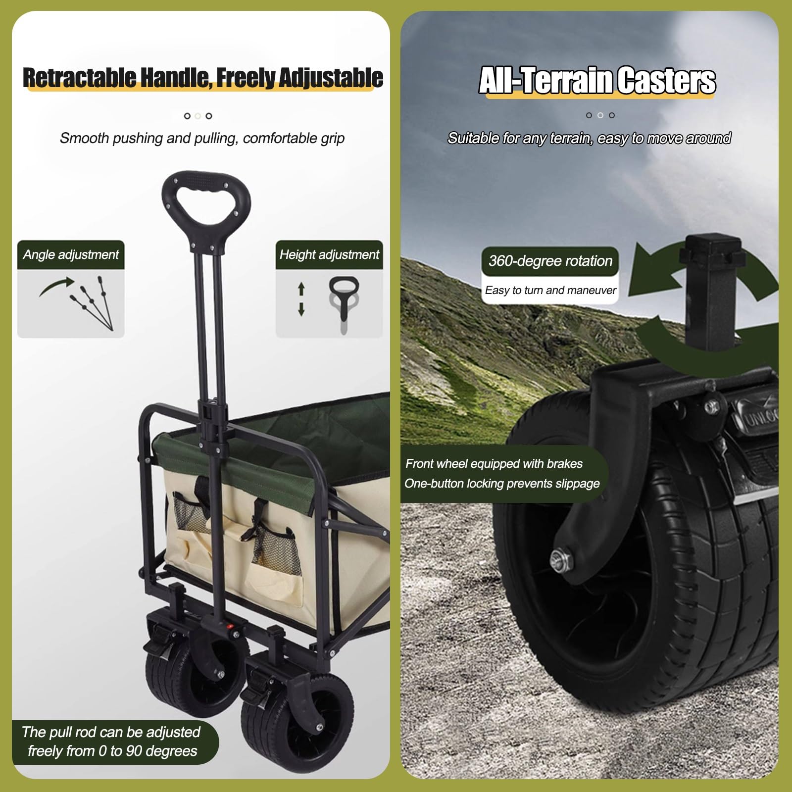 Carrito Plegable para Puestos de Venta con toldo, Carrito móvil para Exteriores para Venta Ambulante, Expositor portátil con Ruedas para Eventos y mercados al Aire Libre.